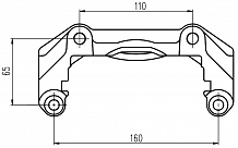 Скоба тормозного суппорта для автомобилей Suzuki Grand Vitara (05-) передняя