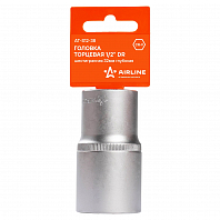 Головка торцевая 1/2" DR шестигранная 32мм глубокая пласт. подвес