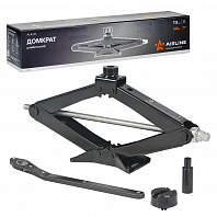 Домкрат ромбический 2т 113-514мм PRO (удлинитель, ручка трещотка)