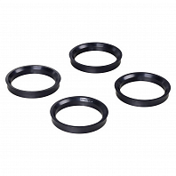 Кольцо центровочное для литого диска 67.1-57.1мм, комплект 4 шт., пластик