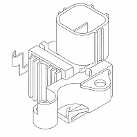 Регулятор напряжения генератора для автомобилей Kia Sorento (09-)/Hyundai Santa Fe II (06-) 2.2CRDi
