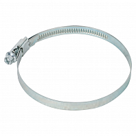 Хомут 70-90/9мм, червячный, усиленный, W1(оцинк), 1 шт.