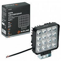 Фара светодиодная квадратная, 16LED, направленный свет, 48Вт, 112x112x47мм, 12/24В, PRO