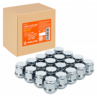 Гайка колесная M12x1,5x25, сфера R12, ключ 19, закрытая, хром для а/м Honda