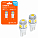 Лампа светодиодная T10 (W5W) STANDARD, 6000K (Белый), 12В, 0.7Вт, 5LED, Полярная, комплект 2 шт. airline AEAR302 