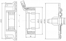 Муфта электромагнитная для компрессора кондиционера LCAC 0578 LUZAR