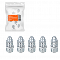 Пресс-маслёнка (тавотница) М10х1мм прямая