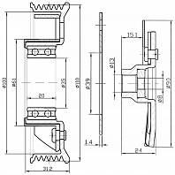 Муфта срывная компрессора кондиционера для автомобилей Skoda Octavia A5 (04-) (Тип Sanden)