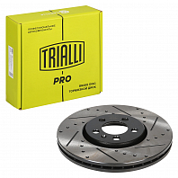 Диски тормозные для автомобилей VW Polo Sedan (RUS) (10-) ZC передние d=288 PRO (перфорированные / слотированные)