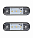 Огонь габаритный светодиодный, 12/24В, белый, комплект 2 шт. airline ASML005 