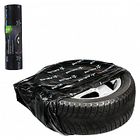 Пакеты для колес R12-22 PRO, 20 шт в рулоне, 115x115 см,  ПНД повыш.прочн. 25 мкм, черн.