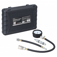 Компрессометр для бензиновых двигателей PRO, набор 4пр., пласт. кейс