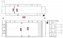 Радиатор масл. для экскаватора Volvo EC210B/EC210BLC с дв. D6
