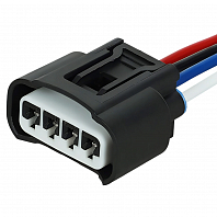 Разъём 4 pin с проводами для катушки зажигания Toyota, Lexus, Peugeot, (кмпл. 4шт.)