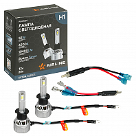 Лампа светодиодная H1 ULTRA, 55Вт, 10400Лм (5200Лм x 2), 6500К (Белый), 12/24В, комплект 2 шт. МП-серия