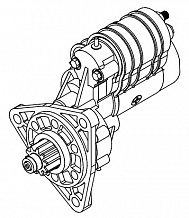 Стартер для спецтехники МТЗ-80/82, взамен ПД-10 12В 2,8 кВт