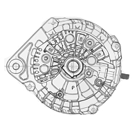 Мост диодный генератора для автомобилей Nissan Teana J32 (08-)/Renault Koleos (08-) 2.5i (с крышкой)