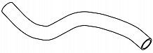 Патрубок охл. для а/м Hyundai Getz (02-)1.4i/1.6i АТ/MT нижн. (EPDM,1шт.)