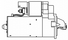 Стартер для автомобилей Toyota Caldina T19 (92-) 2.0TD 1,7кВт