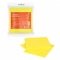 Салфетки вискозные желтые 3 шт. (34*30см)