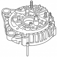 Мост диодный генератора для автомобилей Renault Duster (10-)/Kaptur (16-) 2.0i (тип Valeo, с крышкой)