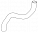 Патрубок охл. для а/м Opel Astra H (04-) 1.6i/1.8i нижн. (EPDM, 1 шт.)