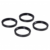 Кольцо центровочное для литого диска 73.1-60.1мм, комплект 4 шт., алюминий