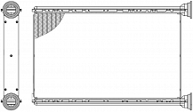 Радиатор отопителя для а/м BMW 3 (E90) (05-)/X3 (F25) (10-)/X1 (E84) (09-)/1 (E81) (04-)/X4 (F26) (14-)
