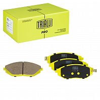 Колодки тормозные дисковые передние (керамические) для автомобилей Chevrolet Spark M300 (09-) (серия PRO)