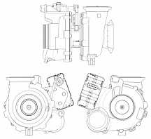 Турбокомпрессор для а/м BMW X5 (F15, F85) (13-)/X6 (F15, F85) (14-) 3.0D [N57] (тип GTB2056VZK)