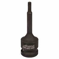 Головка ударная торцевая 1/2" DR внешний SPLINE M5 L=78 мм