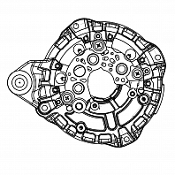 Мост диодный генератора для автомобилей Fiat Ducato (06-)/Iveco Daily (06-) 2.3D (с крышкой)
