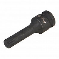 Головка ударная торцевая 1/2" DR внешний SPLINE M14 L=78 мм