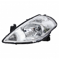 Фара для автомобилей Nissan Tiida (07-) (головного света) галоген, без корректора, левая