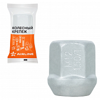 Гайка колесная M12x1,5x25, конус, ключ 19, открытая, дакромет, 1 шт для Chevrolet/Daewoo