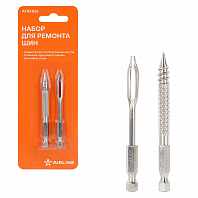 Инструмент для ремонта б/к шин для шуруповерта (сверло-напильник, шило для жгута)