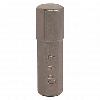 Бита вставка 1/4" HEX 7мм, 25мм