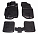 Ковры для Mitsubishi Lancer IX (03-07) 5 шт., выс.борт, 3D с подпятником, ТЭП, черн. airline ACM-PS-86 