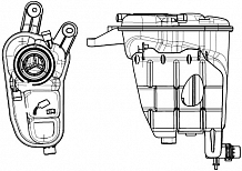 Бачок расширительный охлаждающей жидкости для а/м Audi A4 (07-)/Q5 (08-)/A5 (07-) 3.0TDI