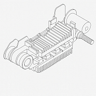 Мост диодный генератора для автомобилей Hyundai H-1 Starex (00-) 2.5TD