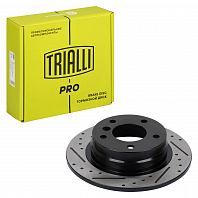 Диски тормозные для автомобилей BMW 3 (E36) (90-) / 3 (E46) (98-) задние d=280 PRO (перфорированные / слотированные / окрашенные)