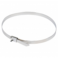 Хомут ленточный L350/6,4мм для пыльника ШРУСа, зажим, W4(304 нерж.)