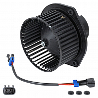 Электровентилятор отопителя для автомобилей Лада 2110, 2111, Chevrolet Niva 2123 (универсальный) (шарик. подшипники)