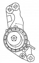 Ролик ГРМ для автомобилей Chery Tiggo 2 (16-) 1.5i (натяжной)