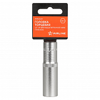 Головка торцевая 1/2" двенадцатигранная 16мм глубокая, пласт. подвес