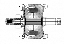 Ротор генератора для автомобилей VAG Transporter T4 (90-) 1.9D/Passat B3/B4 (88-) 1.8i