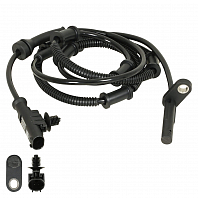 Датчик ABS для автомобилей Sollers Atlant (22-)/JAC Sunray (20-) заднего левого колеса 8 креплений