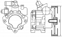 Насос ГУР для автомобилей УАЗ 3163 Патриот (14-) с дв. ЗМЗ-409