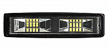 Фара светодиодная прямоугольная, 16LED, дальний свет, 16Вт, 158x44x40мм, 12/24В, PLUS
