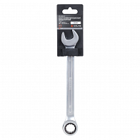 Ключ комбинированный трещоточный 19мм пласт. подвес PRO